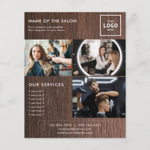 Flyer Design de Marca de Beleza Moderna para Profissiona