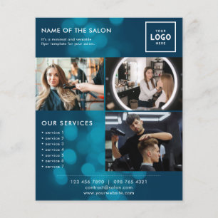Flyer Design de Marca de Beleza Moderna para Profissiona