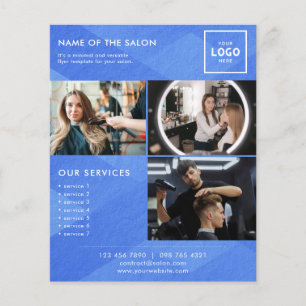 Flyer Design de Marca de Beleza Moderna para Profissiona