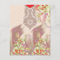 design de um vaso vermelho com flores
