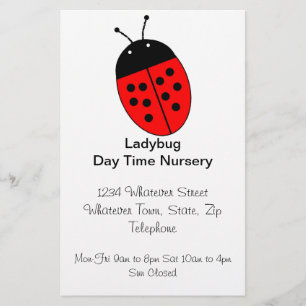 Flyer Design Ladybug
