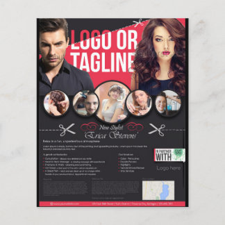 Flyer Design novo do insecto da barbearia