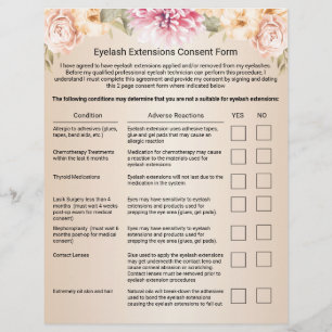 Flyer Desistência de responsabilidade de extensão de E