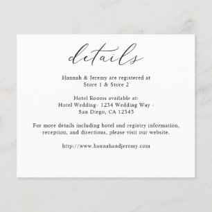 Flyer Detalhes da caligrafia orçamentária em preto e bra