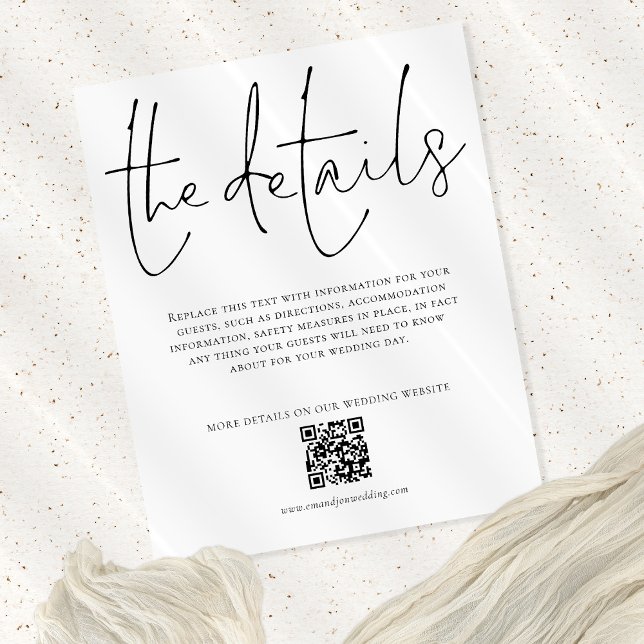 Flyer Detalhes do Casamento de PAPEL Gabinete de Script  (Criador carregado)