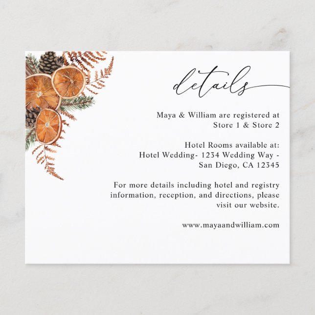 Flyer Detalhes do Feriado Russo das Laranjas Orçamentári (Frente)