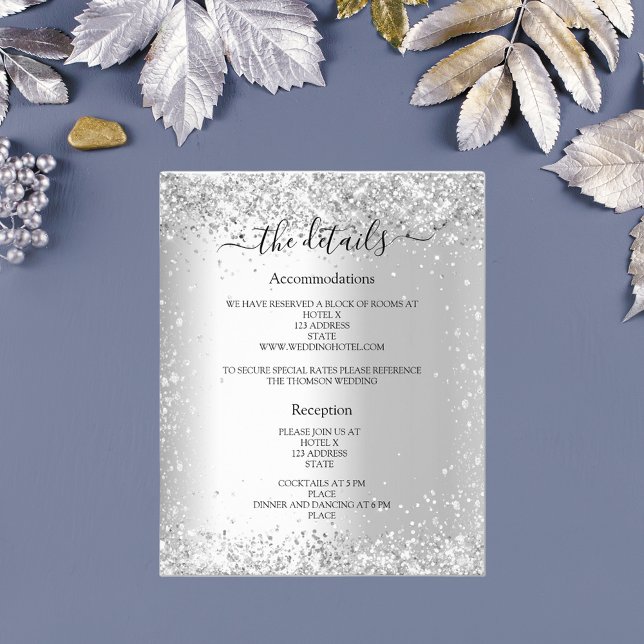 Flyer Detalhes do programa de casamento do orçamento de  (Criador carregado)