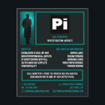 Flyer Detetive Logotipo, Detetive Detetive Investigador<br><div class="desc">Detetive Logotipo,  Detetive Privado Investigador Flyer na Loja de Cartão de visita.</div>