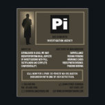 Flyer Detetive Logotipo, Detetive Detetive Investigador<br><div class="desc">Detetive Logotipo,  Detetive Privado Investigador Flyer na Loja de Cartão de visita.</div>