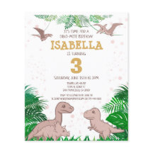 Dinossauro Dinossauro Crianças Dino Convite De Ani