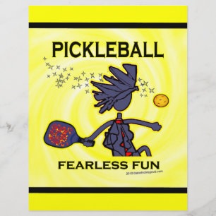 Flyer Diversão sem Medo da Pickleball