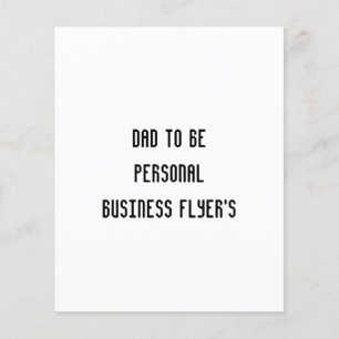 Flyer do cliente de negócios personalizado