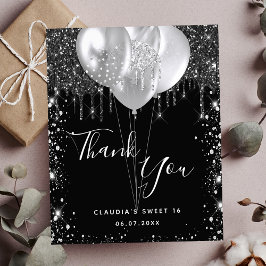 Flyer Doce 16 relâmpagos pretos obrigado seu orçamento