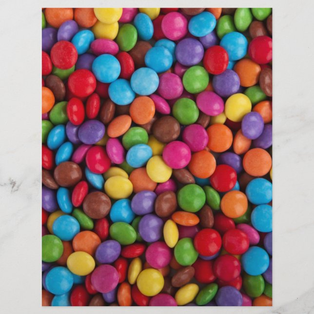 Flyer Doce de Chocolate Colorido (Frente)