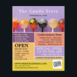 Flyer Doces Lollipop, Material de confeitaria Publicidad<br><div class="desc">Lollipop Candy,  Material De Confeitaria Fornece Folhetos Publicitários Pela Loja De Cartão de visita.</div>