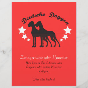 Flyer Dogues Alemães