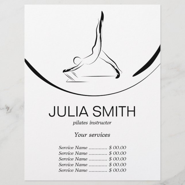 Flyer Dois pilates posam no reformador (Frente)