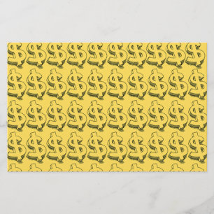 Flyer dolar dourado