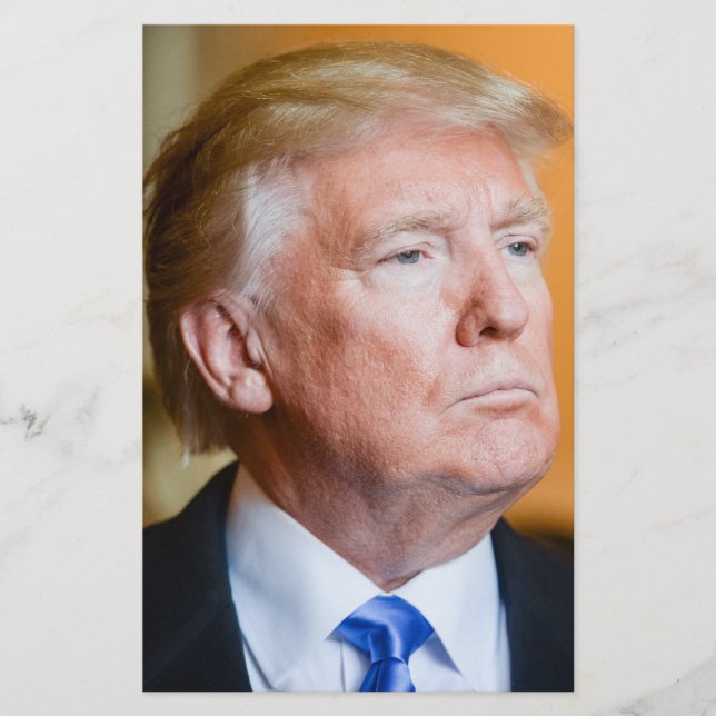 Flyer Donald Trump Portrait (Frente)
