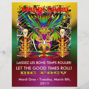Flyer Doutor-Crânio V-3-T da bruxa do carnaval