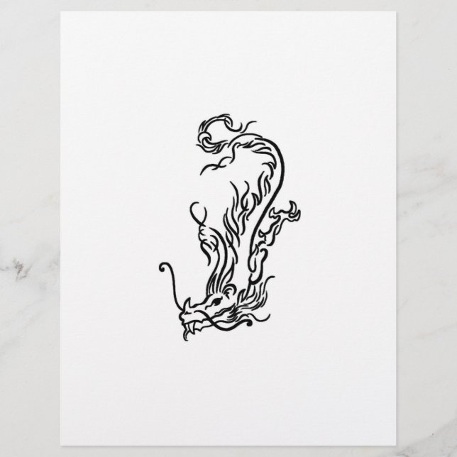 Flyer Dragão de mergulho (Frente)