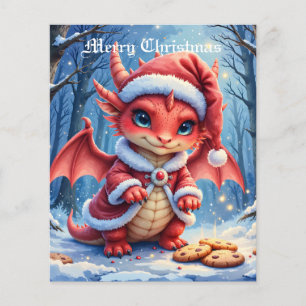 Flyer Dragão de Natal, muito fofo para prender,