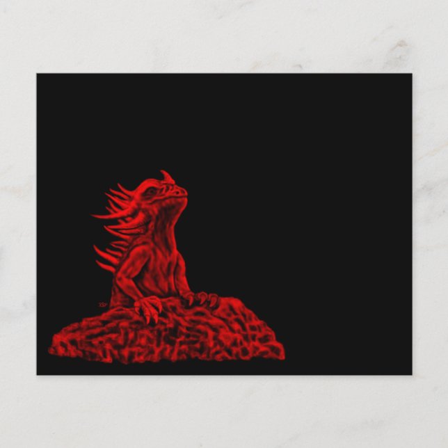 Flyer Dragão vermelho pequeno (Frente)