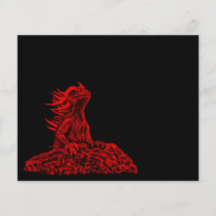 Flyer Dragão vermelho pequeno
