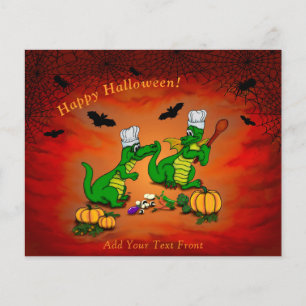 Flyer Dragões - Feliz Halloween! Hoje eu vou cozinhar
