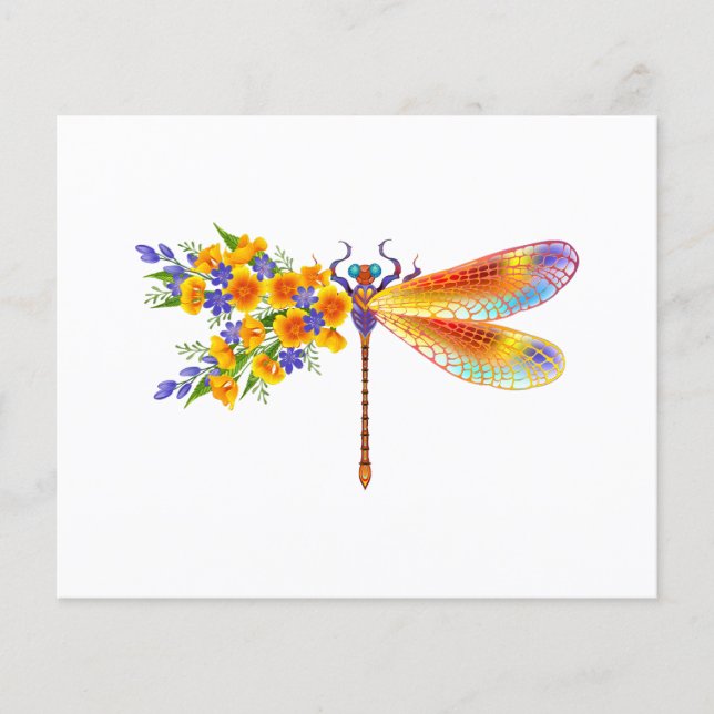 Flyer Dragonfly Amarelo (Frente)
