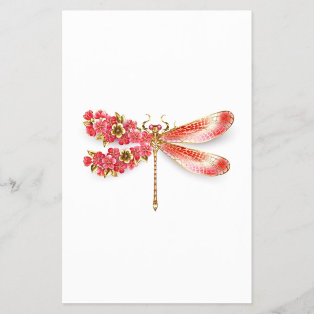 Flyer Dragonfly com joalheria sakura (Frente)