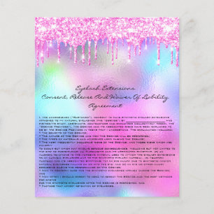 Flyer Drives de Rosa de isenção de responsabilidade de e