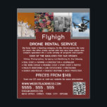 Flyer Drone Collage Banner, Drone Rental Company<br><div class="desc">Bandeja De Colagem De Drones,  Folhetos De Publicidade Da Empresa De Aluguel De Drones Pela Loja De Cartão de visita.</div>