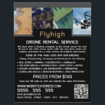 Flyer Drone Collage Banner, Drone Rental Company<br><div class="desc">Bandeja De Colagem De Drones,  Folhetos De Publicidade Da Empresa De Aluguel De Drones Pela Loja De Cartão de visita.</div>