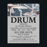 Flyer Drummer, Lições De Tambor Publicidade<br><div class="desc">Drummer,  Lições De Tambor,  Folhetos De Publicidade Na Loja De Cartão de visita.</div>