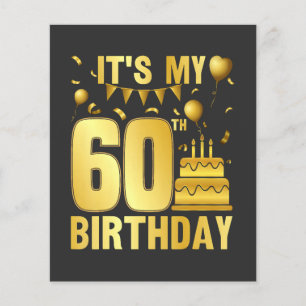 Flyer É a Minha Festa de 60 Anos