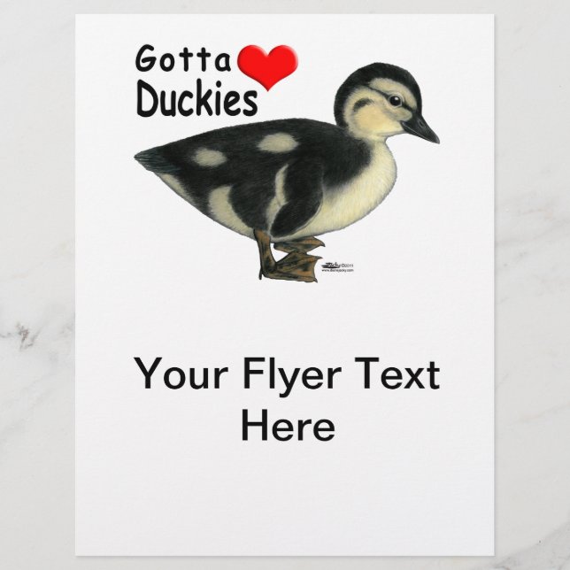 Flyer É preciso amar os patinhos (Frente)