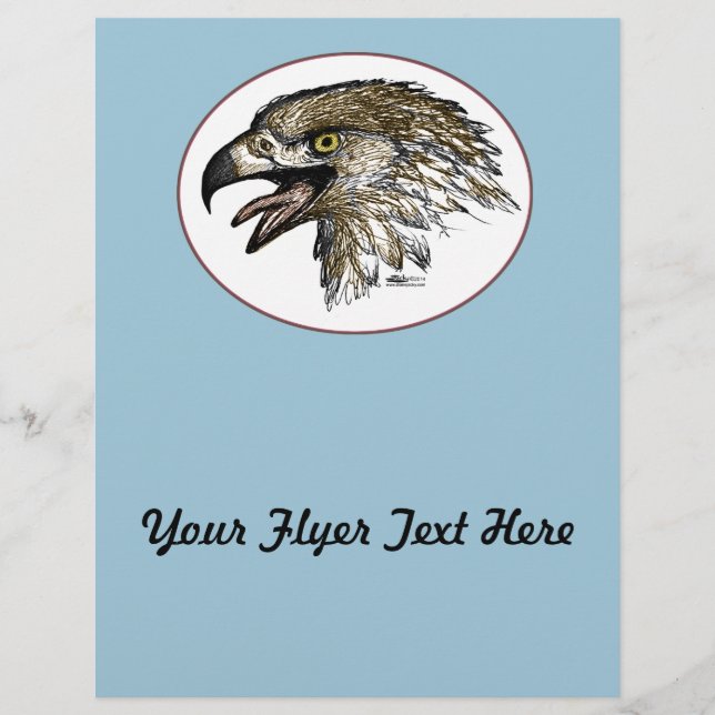 Flyer Eagle Gritando (Frente)