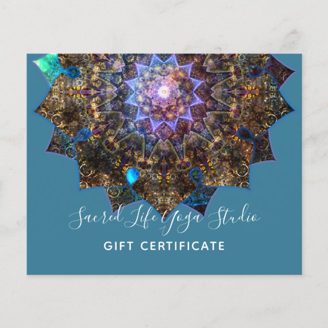 Flyer Earth Goddess Mandala  (Frente)
