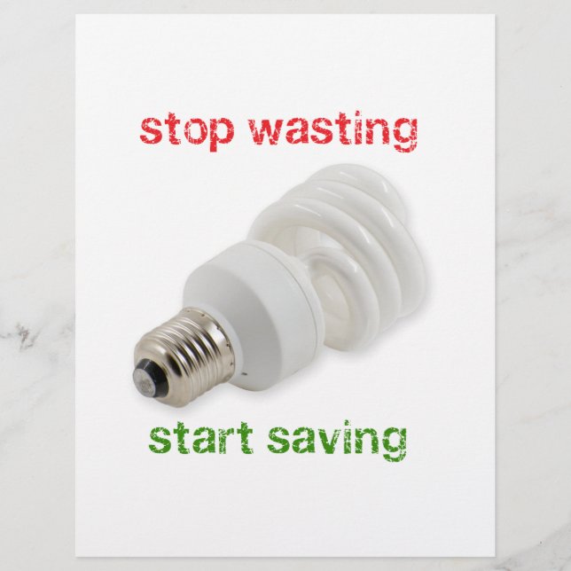 Flyer Economize energia (Frente)