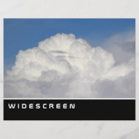 Ecrã panorâmico - Nuvens Nimbus