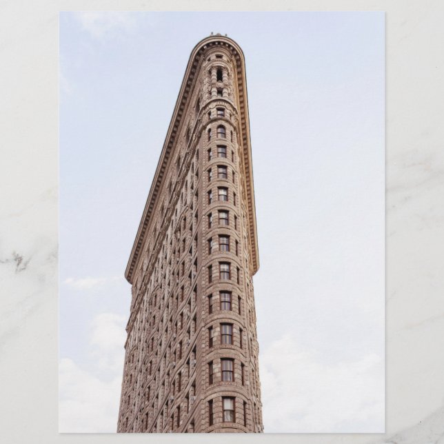 Flyer Edifício Flatiron Cidade de Nova York  (Frente)