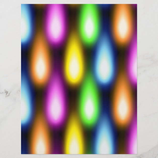 Flyer Efeitos Coloridos da Luz (Frente)