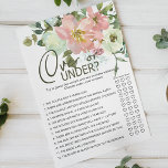Flyer Eggshell Blush Rosa Rosas Rosa Jogo Floral Sobre<br><div class="desc">Jogo Sobre ou Sob chá de panela. Alicerce de Aquarela Elegante e Floral de Blush. Itens correspondentes para concluir sua coleção de eventos estão disponíveis em nossa loja Zazzle!</div>