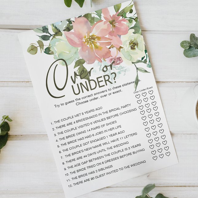 Flyer Eggshell Blush Rosa Rosas Rosa Jogo Floral Sobre (Criador carregado)