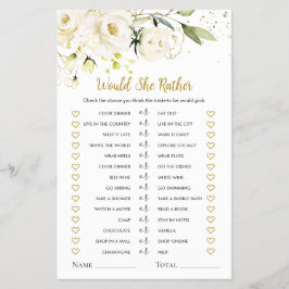 Flyer Ela Preferencialmente Jogo do Chá de panela das Ro