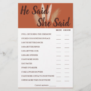 Flyer Ele Disse Que Disse Que Casais Pampas Ficha De Jog