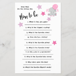 Flyer Elefante chá de fraldas Como você conhece bem o ca