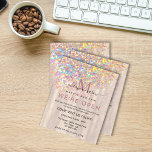 Flyer Elegant Holographic Glitter Pearl We're Open Salon<br><div class="desc">Elegant Holographic Glitter Pearly We're Open Salon</div>
