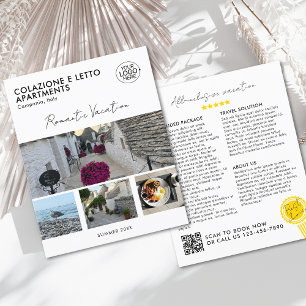 Flyer Elegante Adicione seu logotipo Grade de fotos Prom